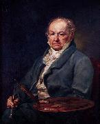 Vicente Lopez y Portana Portrat des Francisco de Goya oil on canvas
